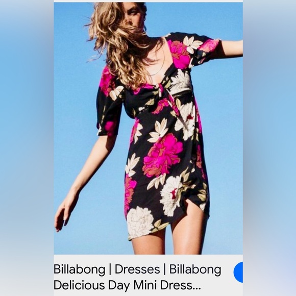 Billabong Surfer Gurl “Delicious Day” Dress - Picture 3 of 11